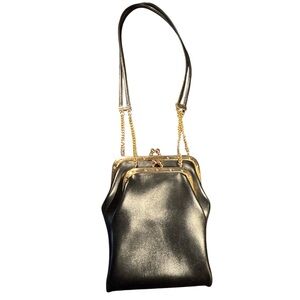 Vintage Saks 5th Ave 2 Pocket Frame Purse